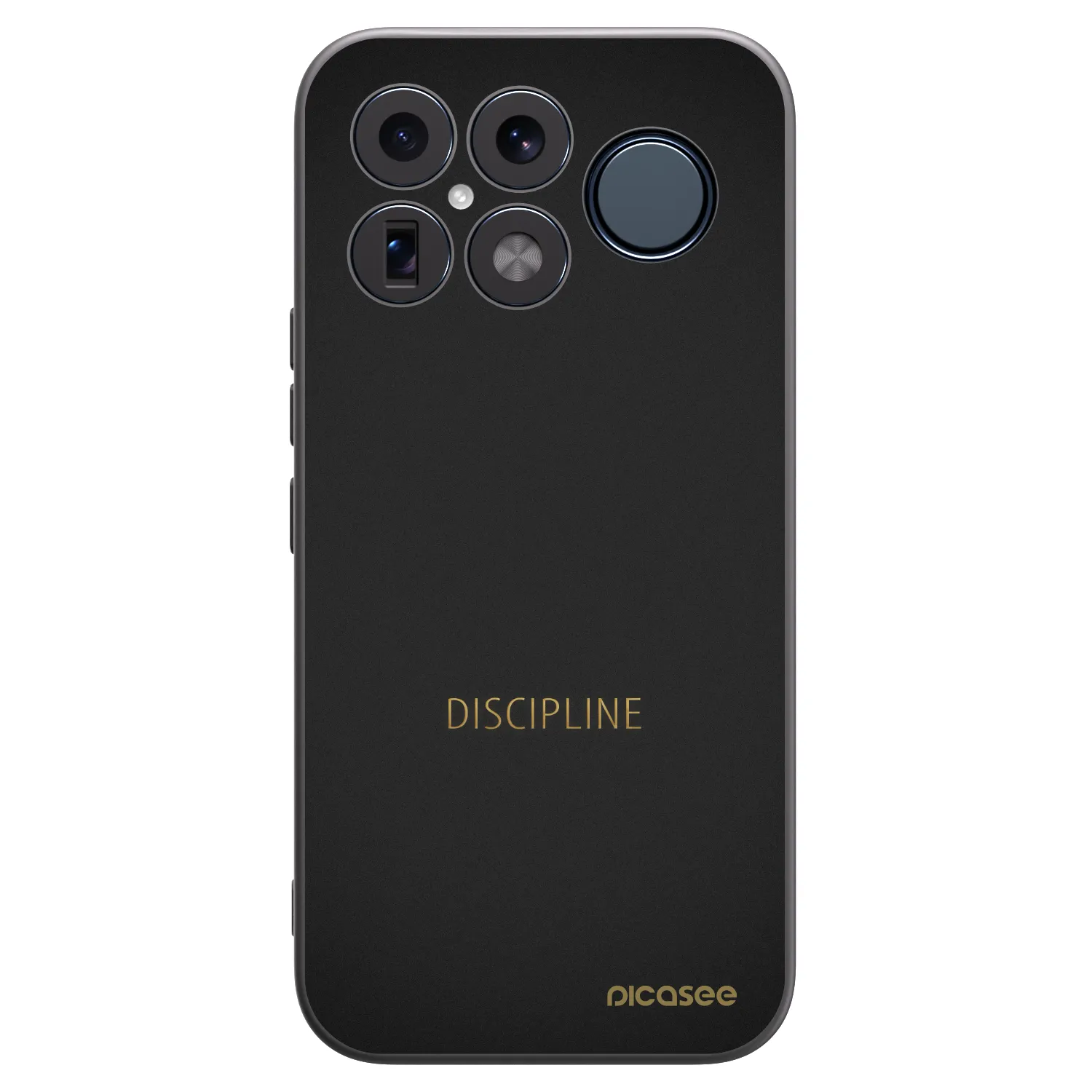 Picasee Μαύρη θήκη σιλικόνης για Xiaomi Poco F8 Ultra - Discipline