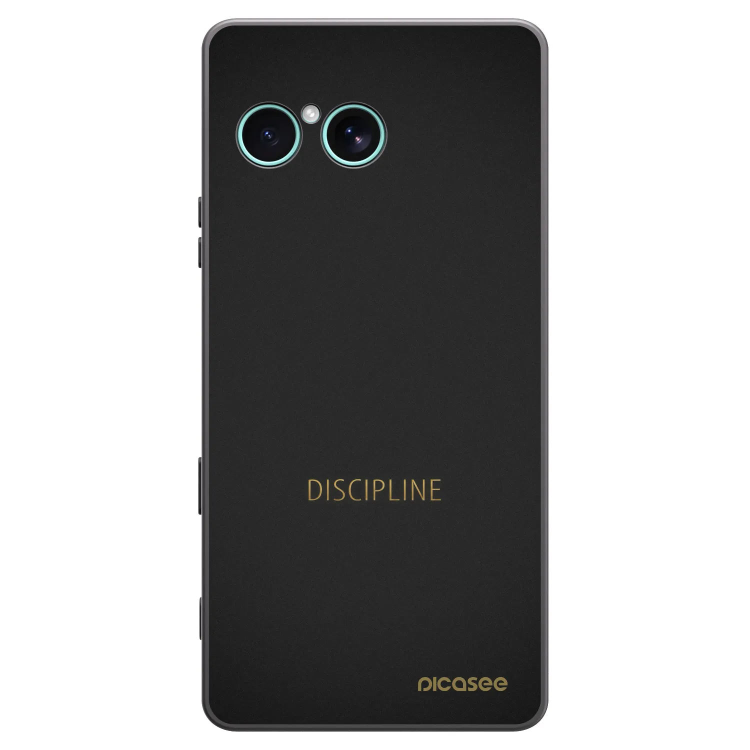 Picasee Μαύρη θήκη σιλικόνης για Sony Xperia 10 VII - Discipline