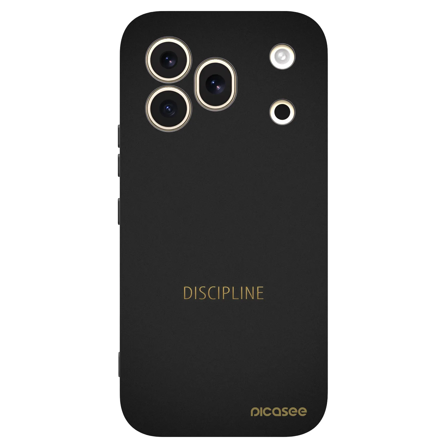 Picasee Μαύρη θήκη σιλικόνης για Honor 600 Pro - Discipline