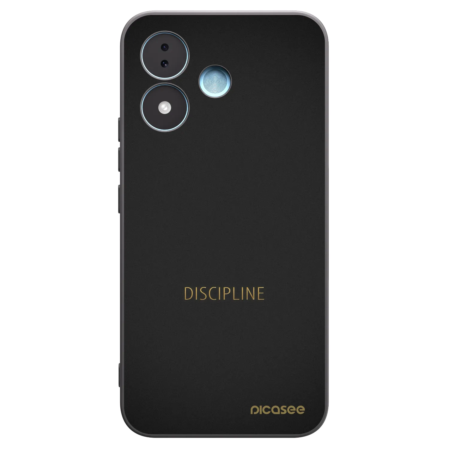 Picasee Μαύρη θήκη σιλικόνης για Xiaomi Redmi Note 17 5G - Discipline