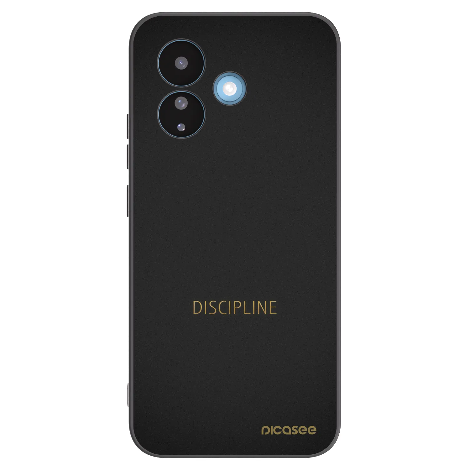 Picasee Μαύρη θήκη σιλικόνης για Xiaomi Redmi Note 17 Pro 5G - Discipline