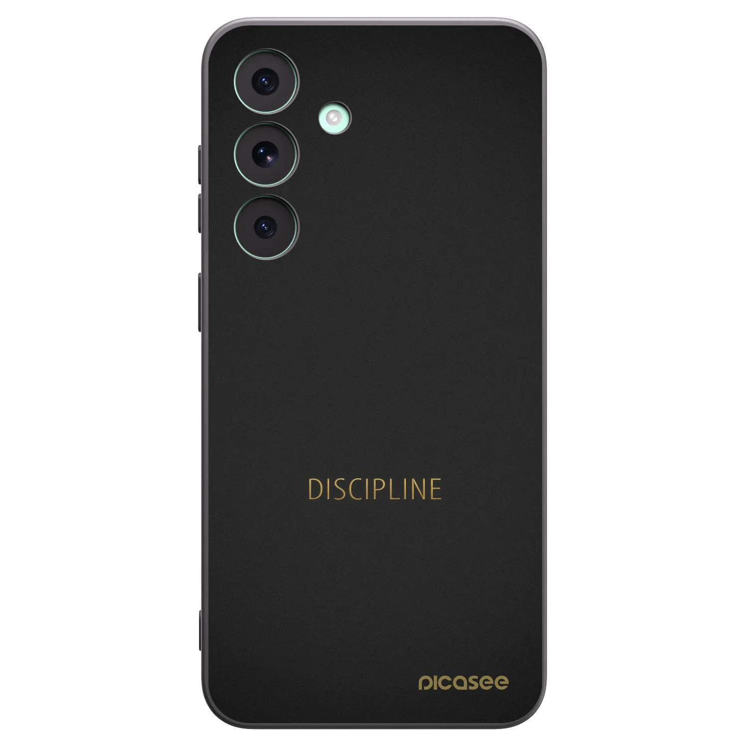 Picasee Μαύρη θήκη σιλικόνης για Samsung Galaxy S26 FE - Discipline