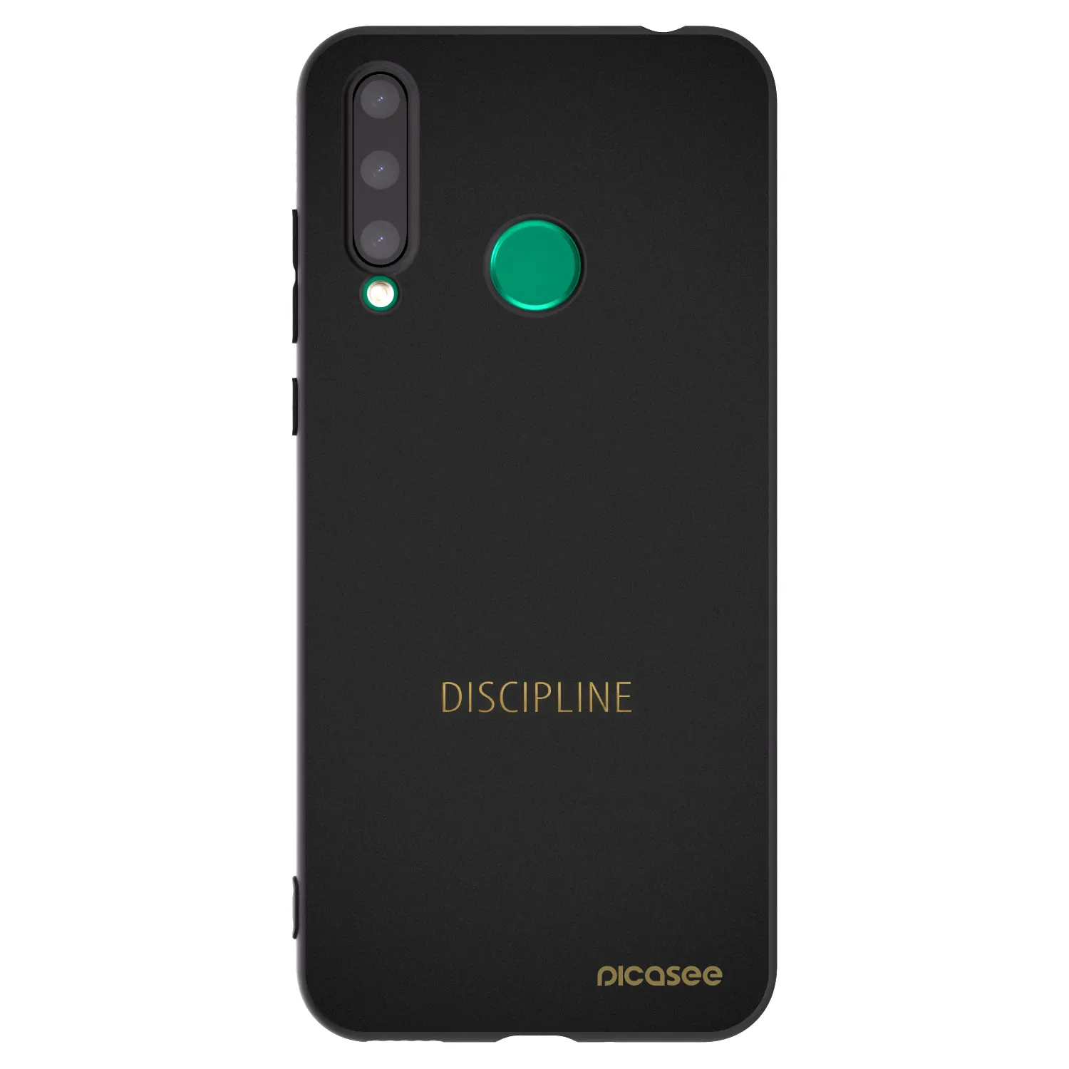 Picasee Μαύρη θήκη σιλικόνης για Honor 20 Lite - Discipline