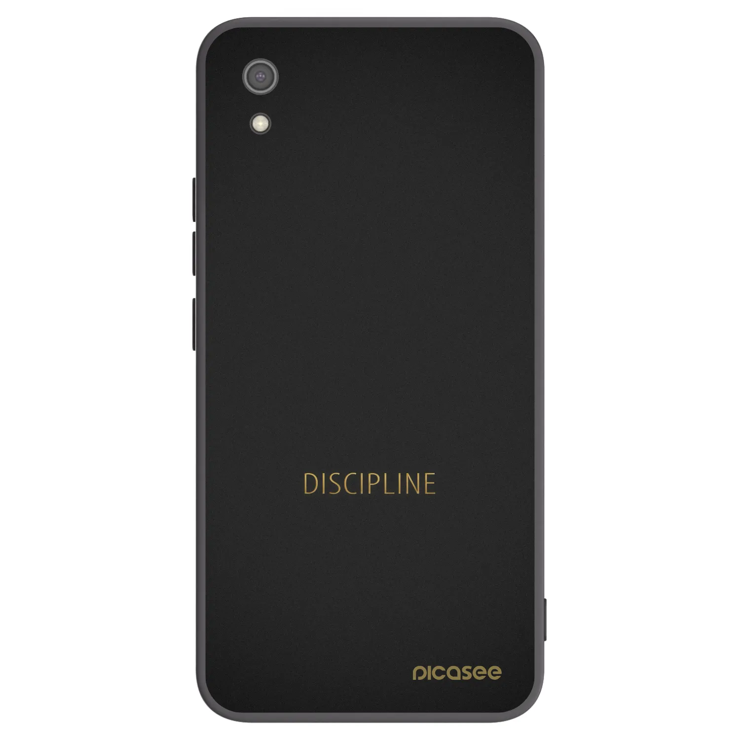 Picasee Μαύρη θήκη σιλικόνης για Xiaomi Redmi 7A - Discipline