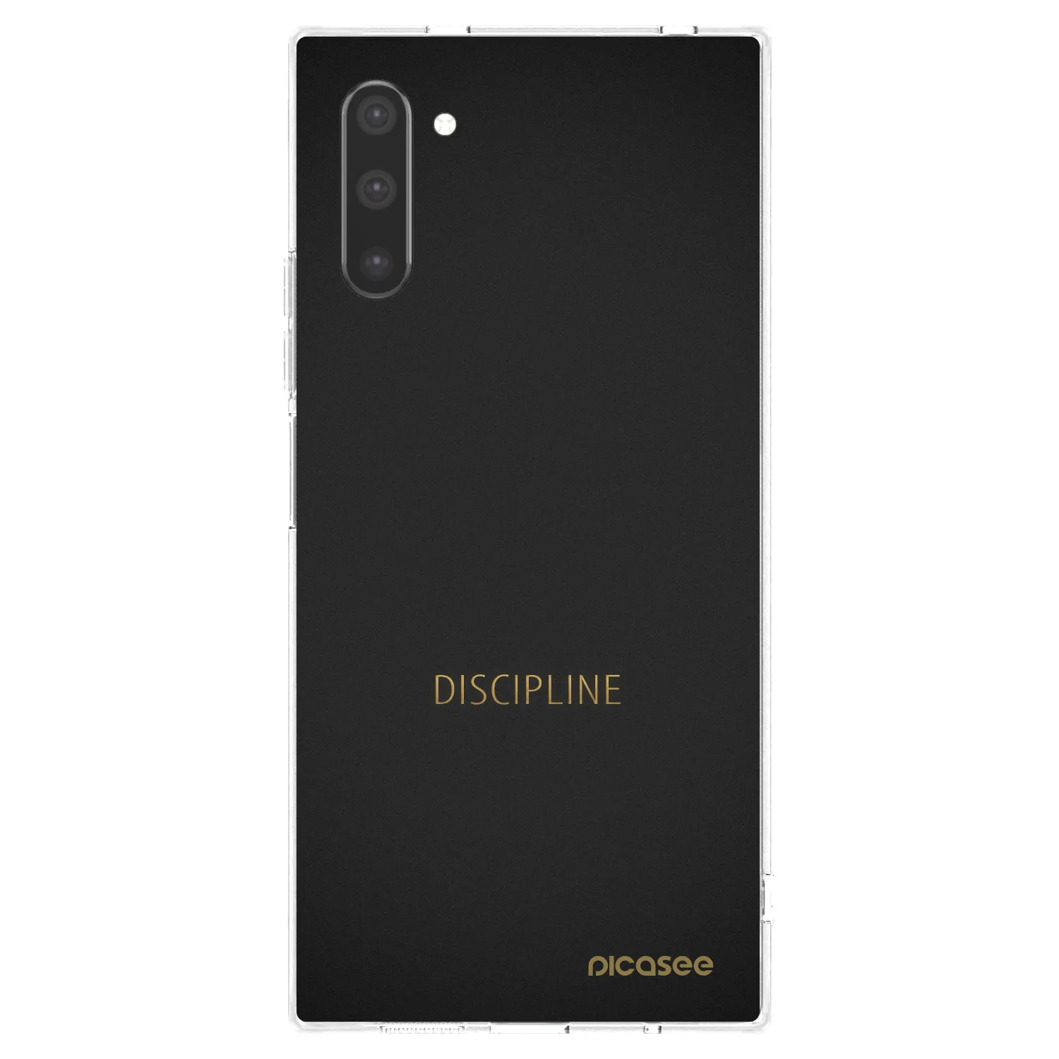 Picasee διαφανής θήκη σιλικόνης Samsung Galaxy Note 10 N970F - Discipline