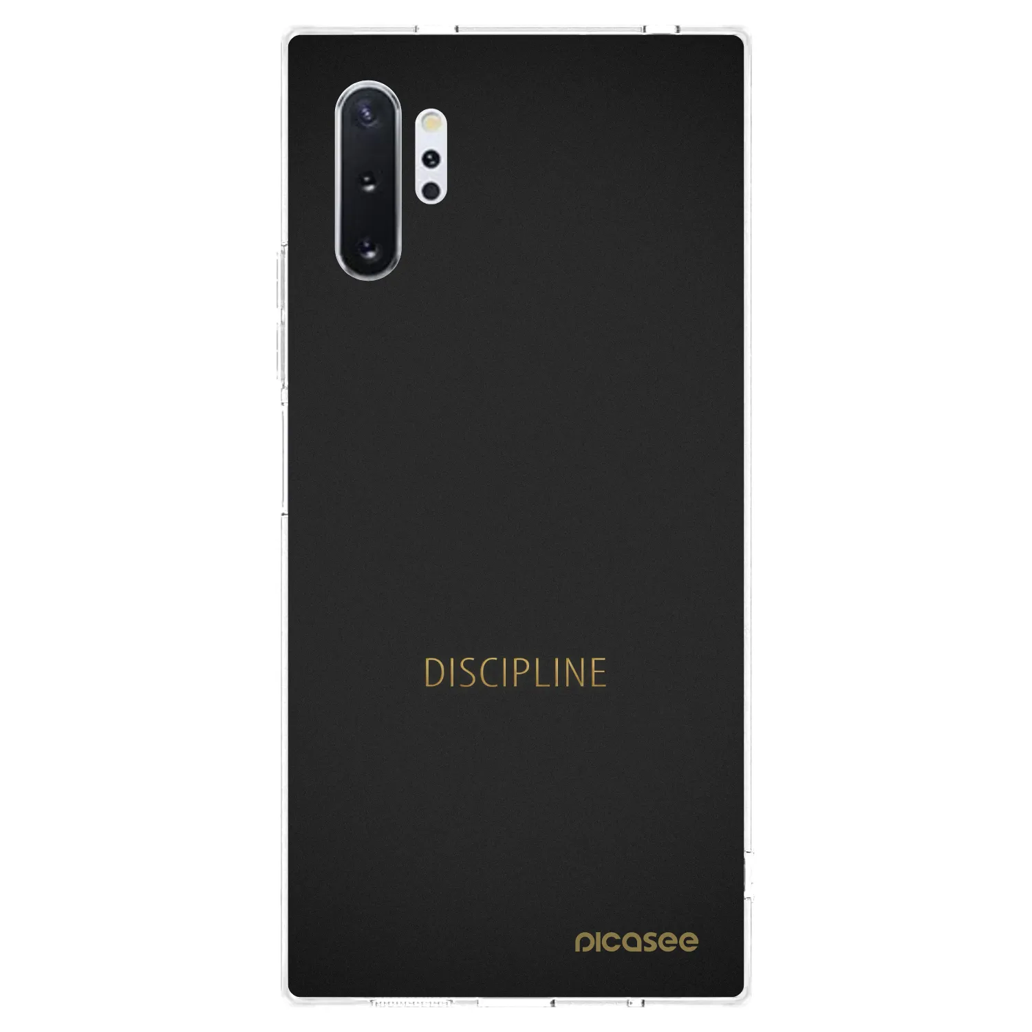 Picasee διαφανής θήκη σιλικόνης Samsung Galaxy Note 10+ N975F - Discipline