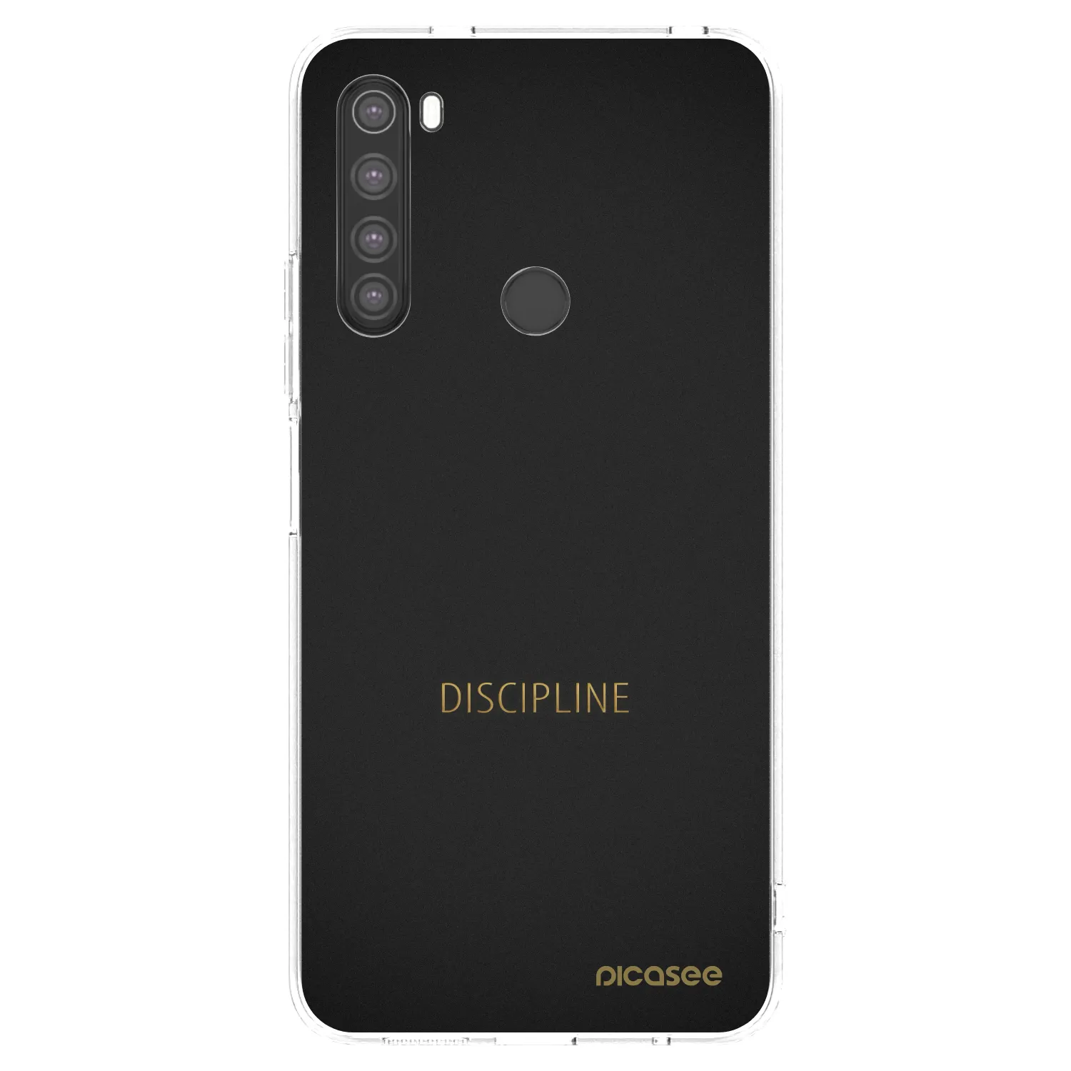 Picasee διαφανής θήκη σιλικόνης Xiaomi Redmi Note 8 - Discipline
