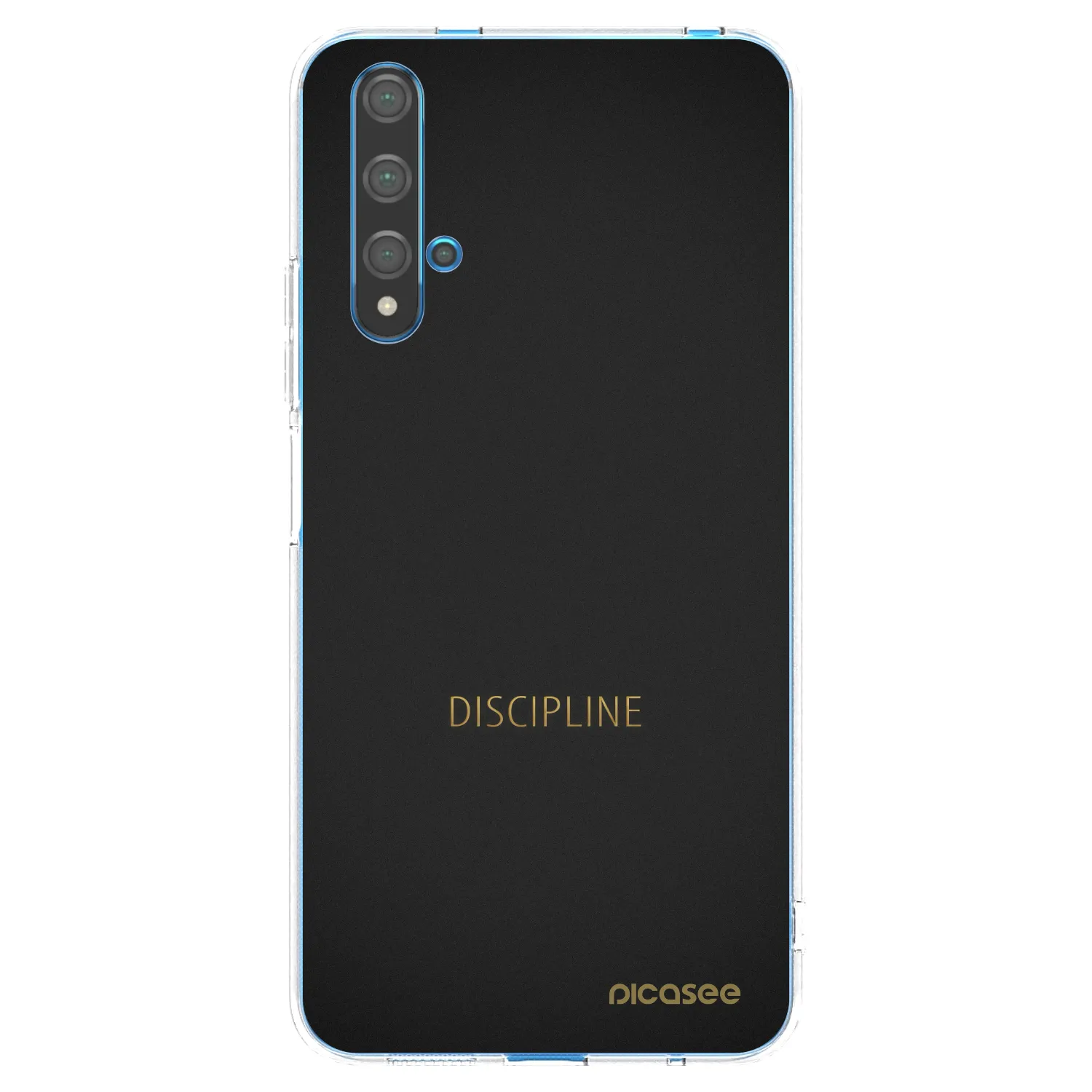 Picasee διαφανής θήκη σιλικόνης Huawei Nova 5T - Discipline