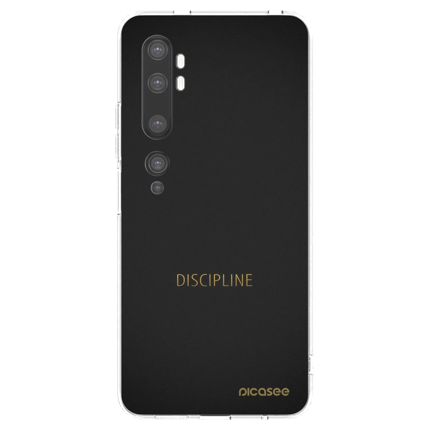 Picasee διαφανής θήκη σιλικόνης Xiaomi Mi Note 10 (Pro) - Discipline