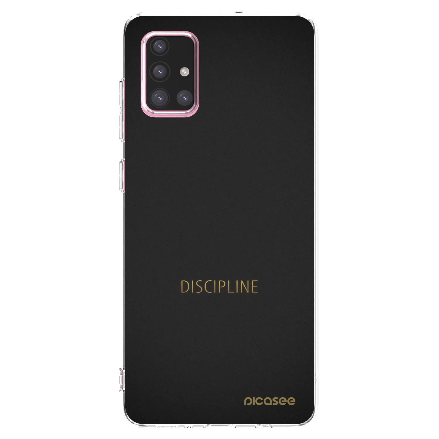 Picasee διαφανής θήκη σιλικόνης Samsung Galaxy A71 A715F - Discipline
