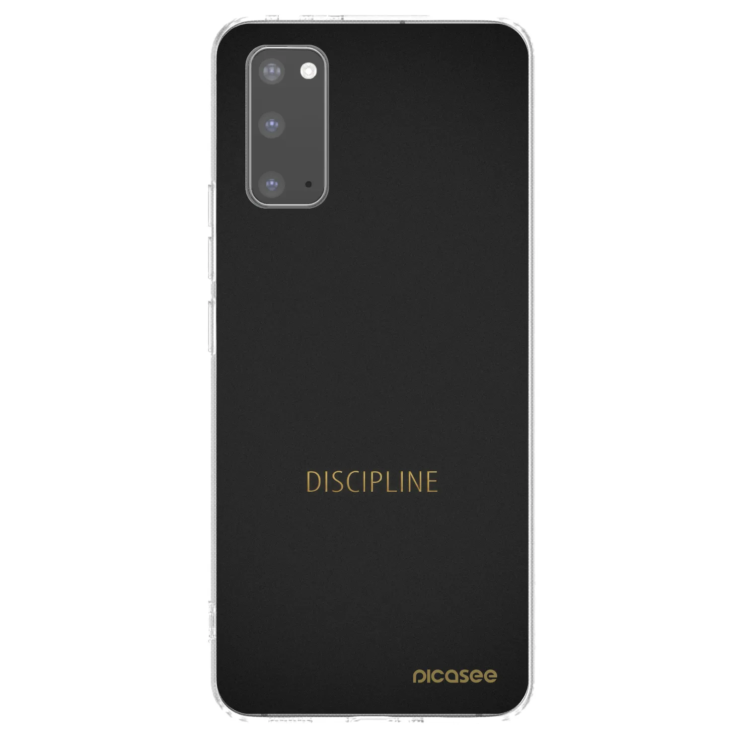 Picasee διαφανής θήκη σιλικόνης Samsung Galaxy S20 G980F - Discipline