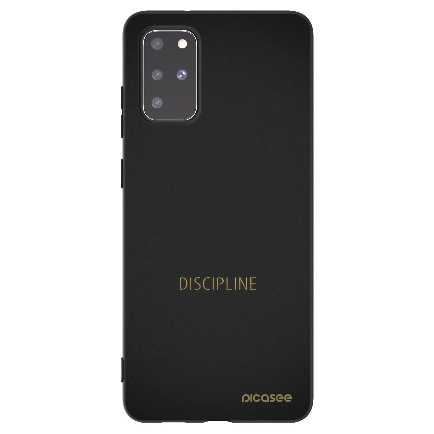 Picasee Μαύρη θήκη σιλικόνης για Samsung Galaxy S20+ G985F - Discipline