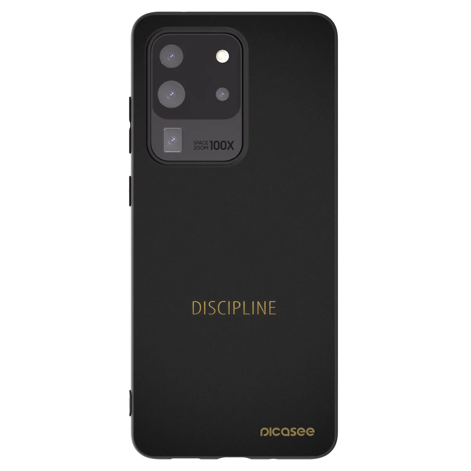 Picasee Μαύρη θήκη σιλικόνης για Samsung Galaxy S20 Ultra 5G G988F - Discipline