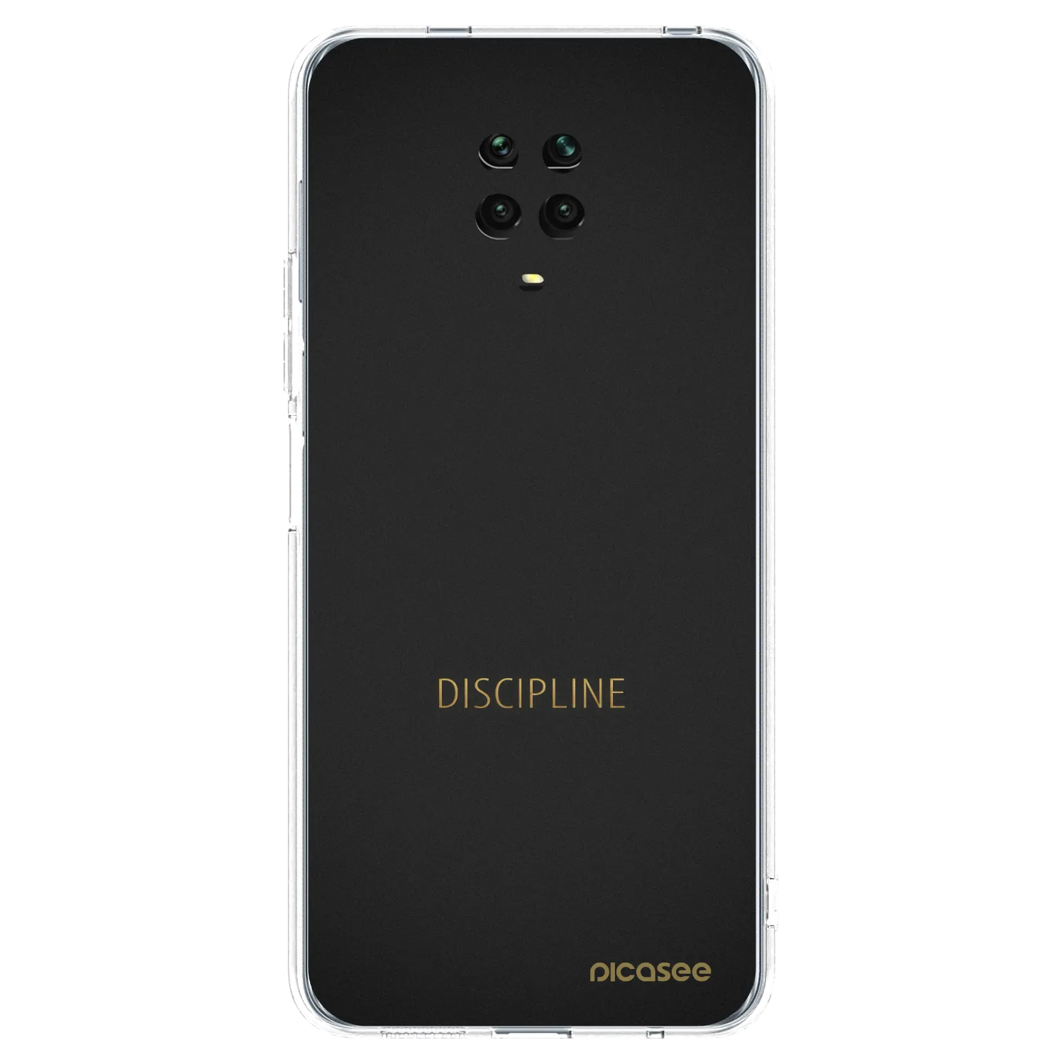 Picasee διαφανής θήκη σιλικόνης Xiaomi Redmi Note 9 Pro - Discipline