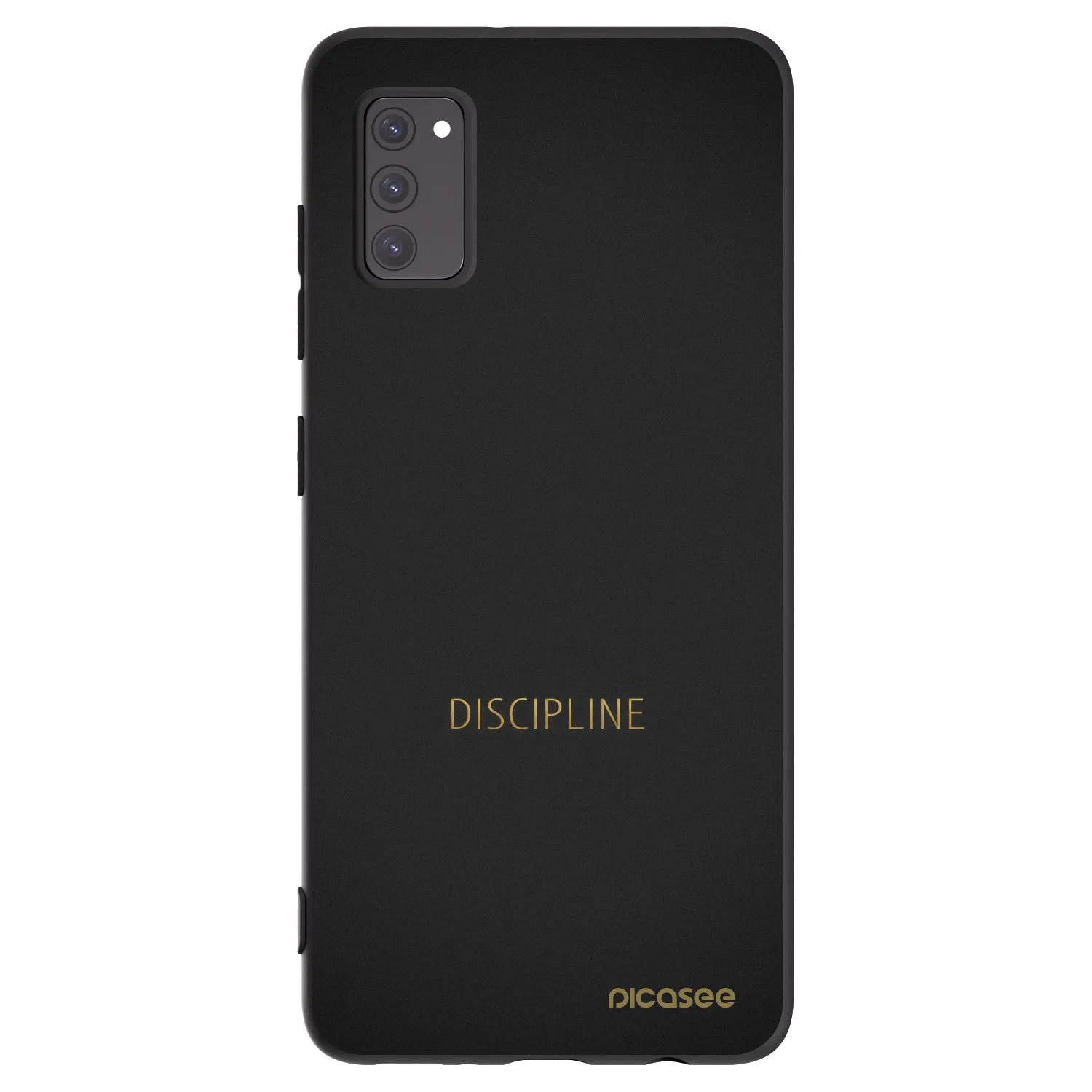 Picasee Μαύρη θήκη σιλικόνης για Samsung Galaxy A41 A415F - Discipline