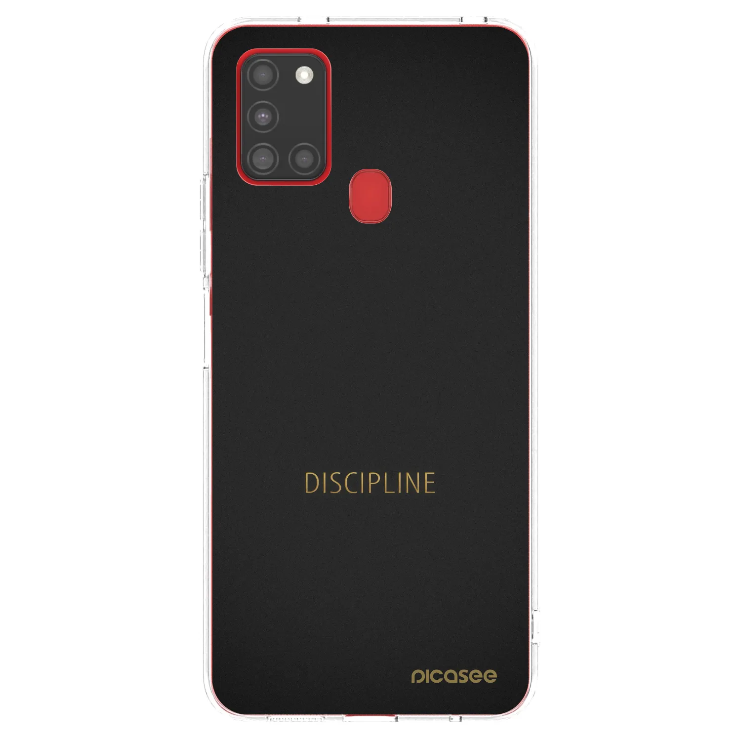 Picasee διαφανής θήκη σιλικόνης Samsung Galaxy A21s - Discipline