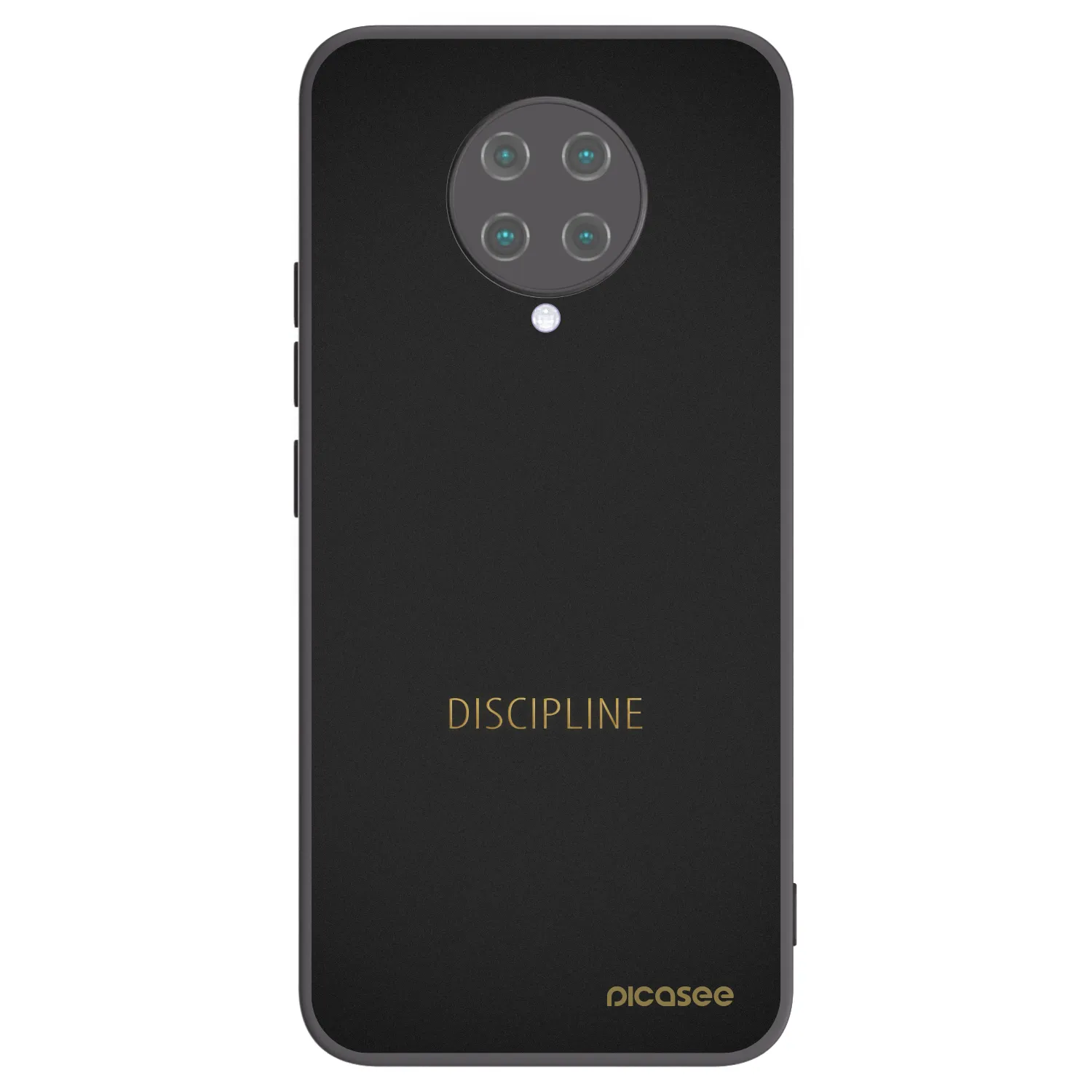 Picasee Μαύρη θήκη σιλικόνης για Xiaomi Poco F2 Pro - Discipline