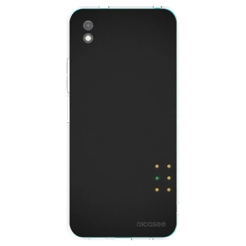 Picasee Μαύρη θήκη σιλικόνης για Xiaomi Redmi 9A - Pulse