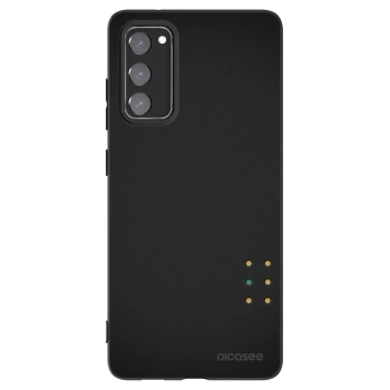 Picasee Μαύρη θήκη σιλικόνης για Samsung Galaxy S20 FE - Pulse