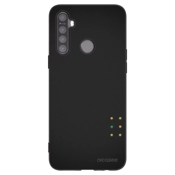 Picasee Μαύρη θήκη σιλικόνης για Realme 5 - Pulse