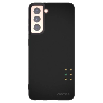 Picasee Μαύρη θήκη σιλικόνης για Samsung Galaxy S21 5G G991B - Pulse