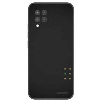 Picasee Μαύρη θήκη σιλικόνης για Samsung Galaxy A42 A426B - Pulse