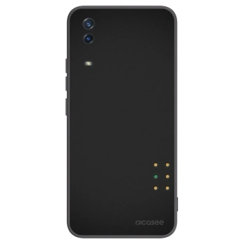 Picasee Μαύρη θήκη σιλικόνης για Vivo Y11s - Pulse