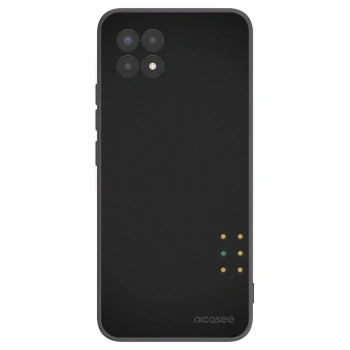 Picasee Μαύρη θήκη σιλικόνης για Realme 8i - Pulse