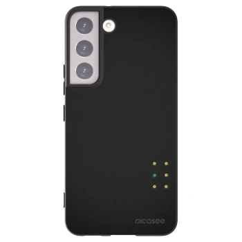 Picasee Μαύρη θήκη σιλικόνης για Samsung Galaxy S22 5G - Pulse