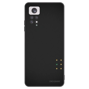 Picasee Μαύρη θήκη σιλικόνης για Xiaomi Redmi Note 11 - Pulse