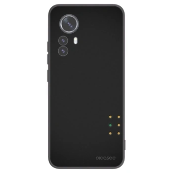 Picasee Μαύρη θήκη σιλικόνης για Xiaomi 12 Pro - Pulse