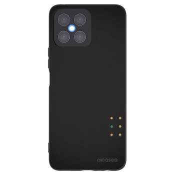 Picasee Μαύρη θήκη σιλικόνης για Honor X8 4G - Pulse