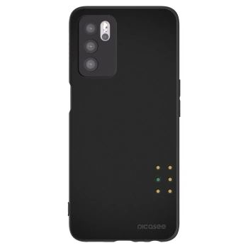 Picasee Μαύρη θήκη σιλικόνης για OPPO A16s - Pulse