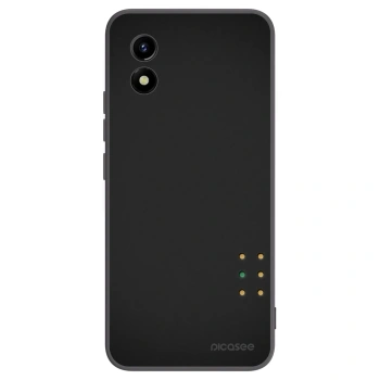 Picasee Μαύρη θήκη σιλικόνης για Vivo Y01 - Pulse