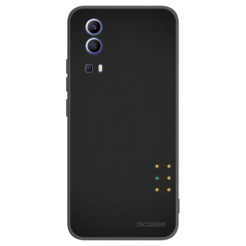 Picasee Μαύρη θήκη σιλικόνης για Vivo Y52 5G - Pulse