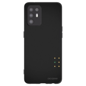 Picasee Μαύρη θήκη σιλικόνης για OPPO A94 5G - Pulse