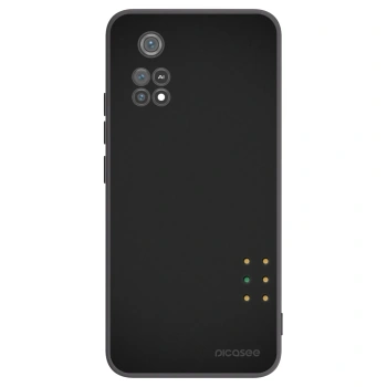 Picasee Μαύρη θήκη σιλικόνης για Xiaomi Poco M4 Pro - Pulse