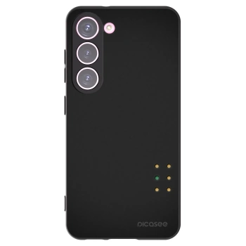 Picasee Μαύρη θήκη σιλικόνης για Samsung Galaxy S23 5G - Pulse