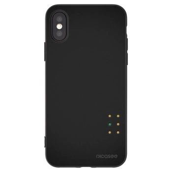 Picasee Μαύρη θήκη σιλικόνης για Apple iPhone X/XS - Pulse
