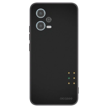 Picasee Μαύρη θήκη σιλικόνης για Xiaomi Redmi Note 12 5G - Pulse
