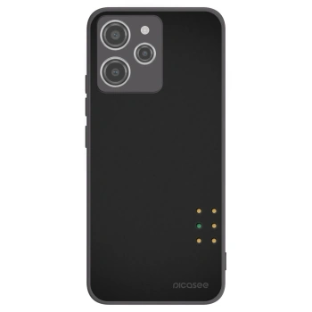 Picasee Μαύρη θήκη σιλικόνης για Xiaomi Redmi 12 4G - Pulse