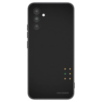 Picasee Μαύρη θήκη σιλικόνης για Samsung Galaxy A04s A047F - Pulse