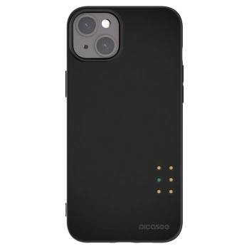 Picasee Μαύρη θήκη σιλικόνης για Apple iPhone 15 Plus - Pulse