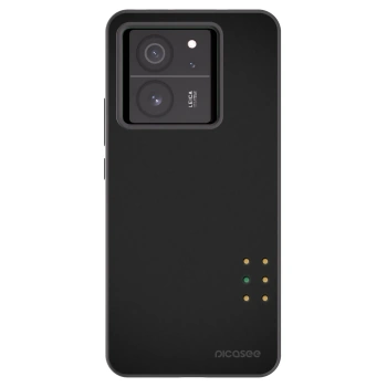 Picasee Μαύρη θήκη σιλικόνης για Xiaomi 13T Pro - Pulse