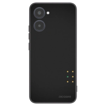 Picasee Μαύρη θήκη σιλικόνης για Realme 10 4G - Pulse