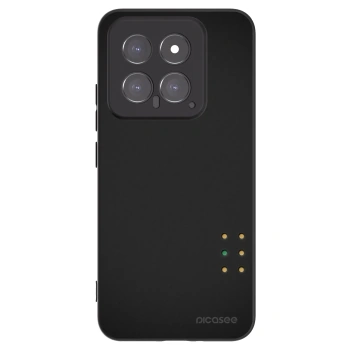 Picasee Μαύρη θήκη σιλικόνης για Xiaomi 14 - Pulse