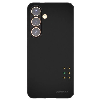 Picasee Μαύρη θήκη σιλικόνης για Samsung Galaxy S24 S921B 5G - Pulse