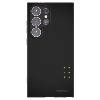 Picasee Μαύρη θήκη σιλικόνης για Samsung Galaxy S24 Ultra S928B 5G - Pulse