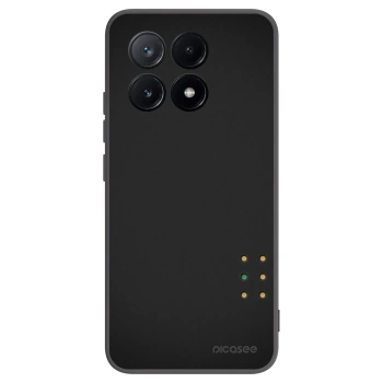Picasee Μαύρη θήκη σιλικόνης για Xiaomi Poco X6 Pro - Pulse