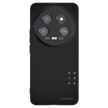 Picasee Μαύρη θήκη σιλικόνης για Xiaomi 14 Ultra - Pulse